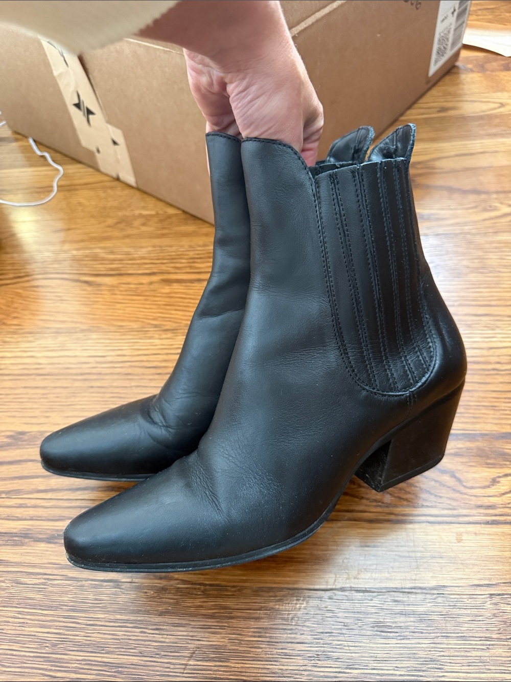 Zara booties sz 38